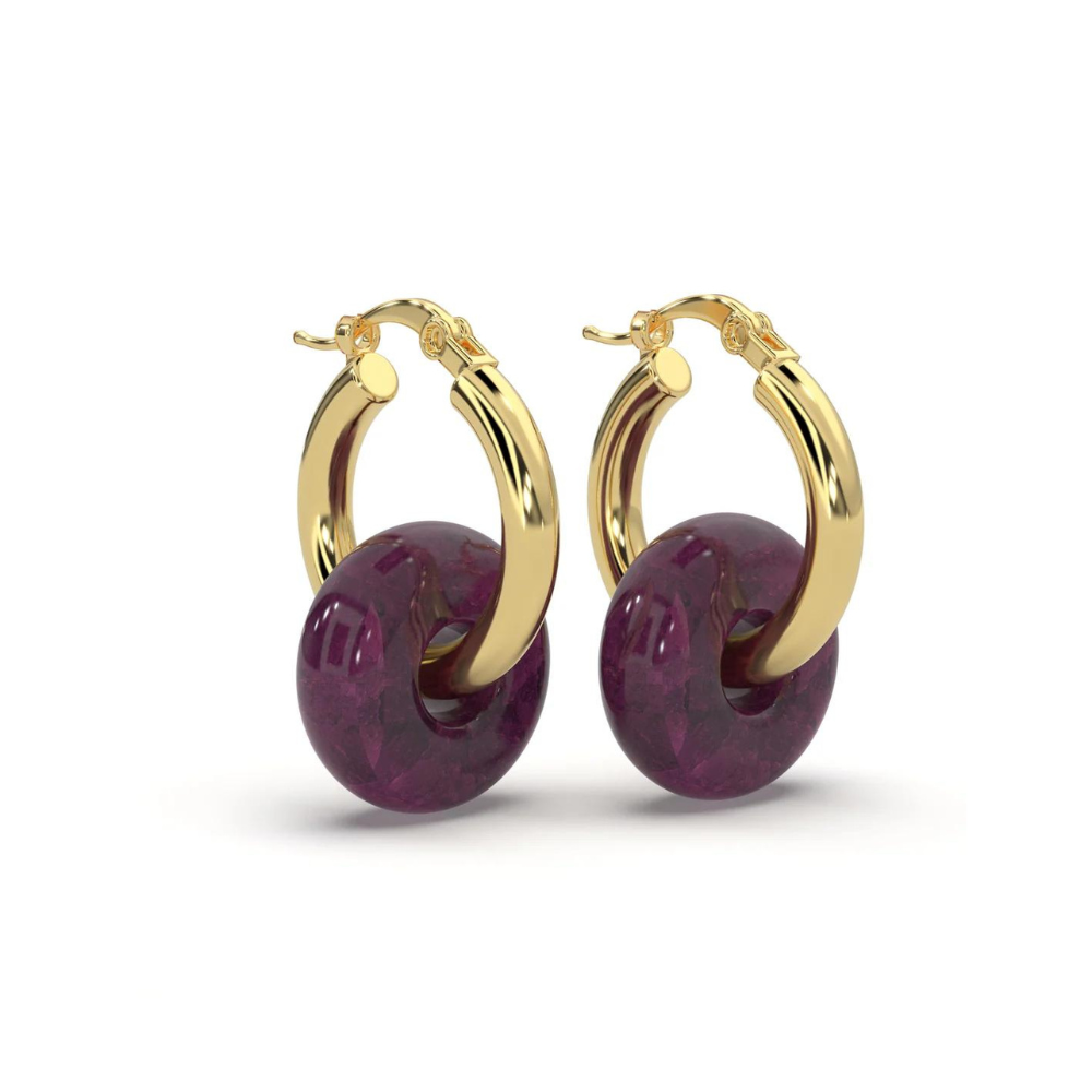 Aretes Colgantes de Piedras – Dualidad
