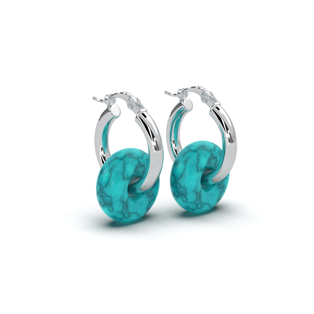 Aretes Colgantes de Piedras – Dualidad