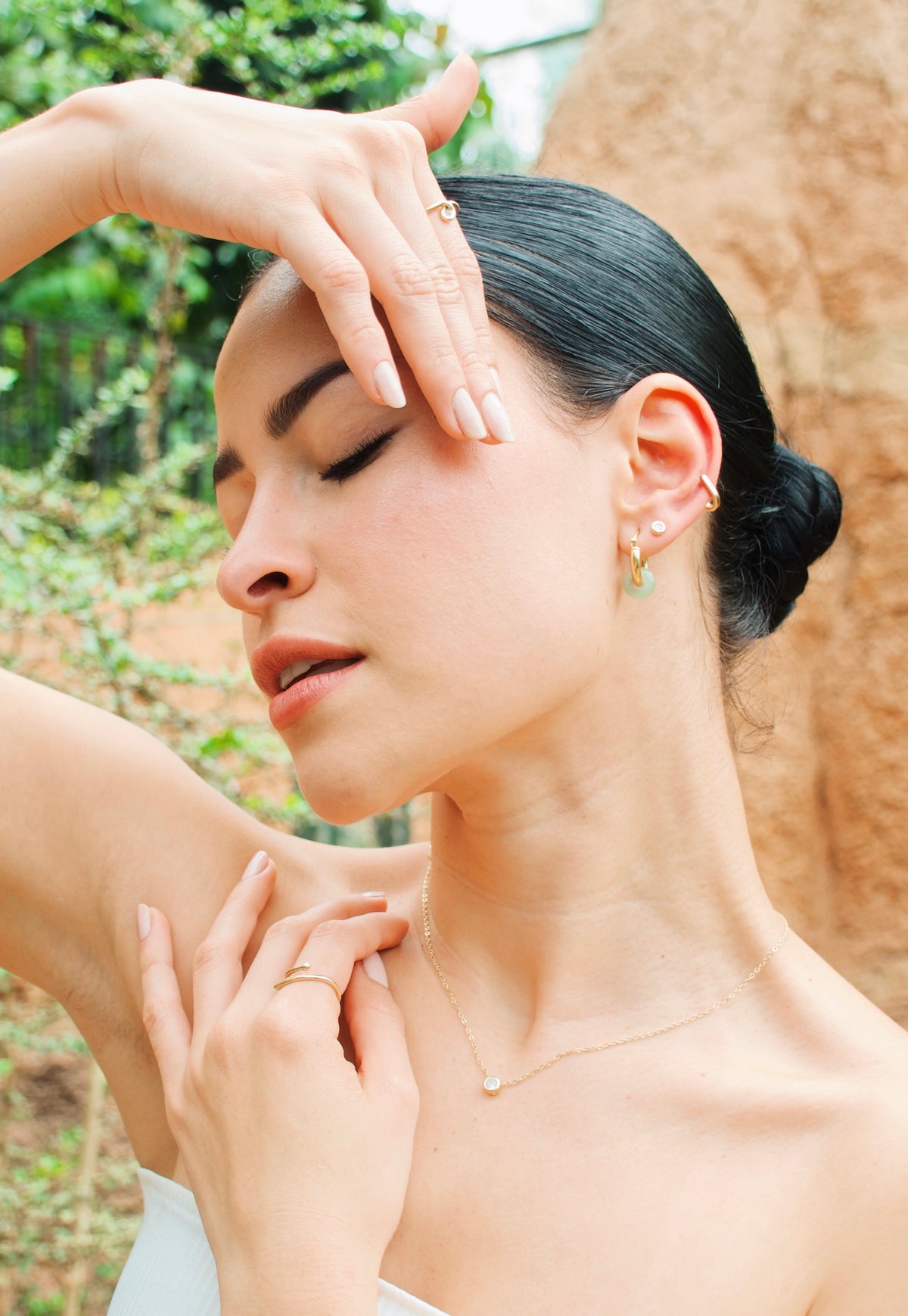 Aretes Colgantes de Piedras – Dualidad