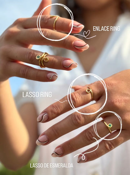 Anillo de Esmeralda en Oro 14k – Lasso