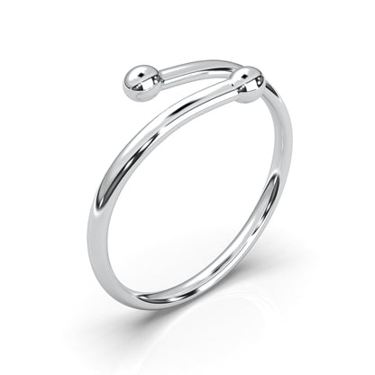 Anillo Nudo en Oro 14k y Plata – Enlace