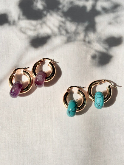 Aretes Dualidad de AVA, foto de estilo