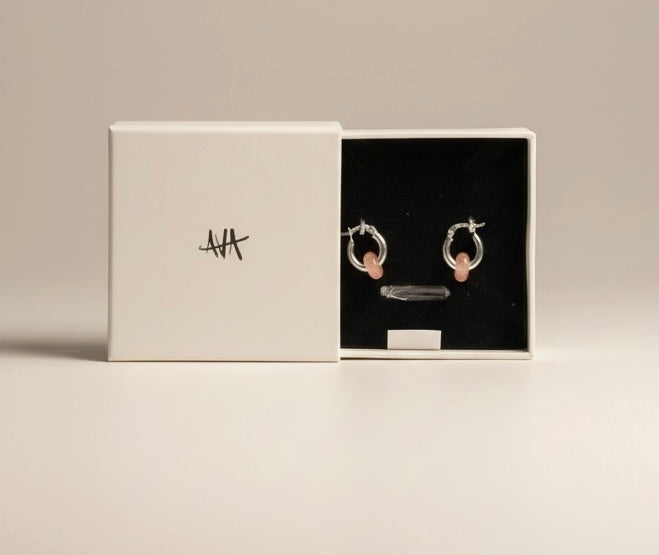 Aretes Colgantes de Piedras – Dualidad