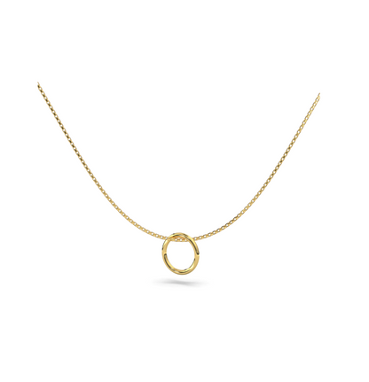 18k Gold Infinity Necklace – Minimalist